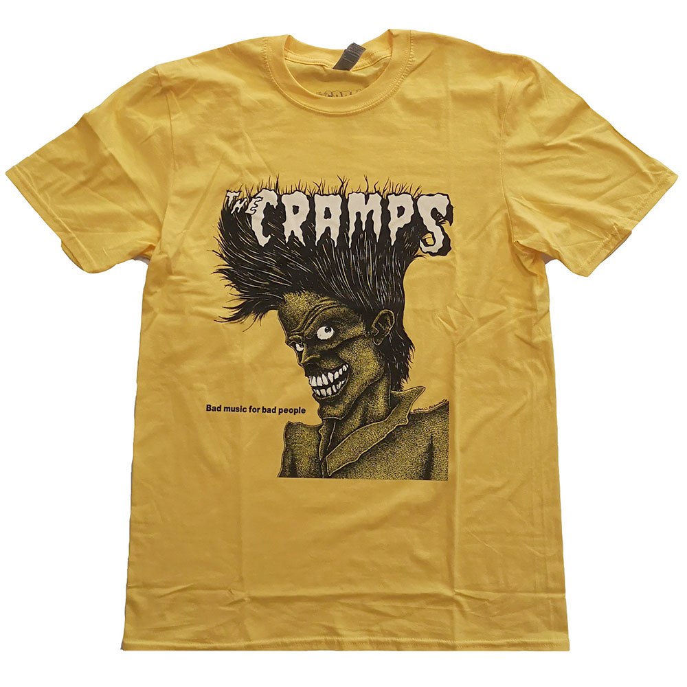 The Cramps - Bad Music Herren TShirt - Gelb